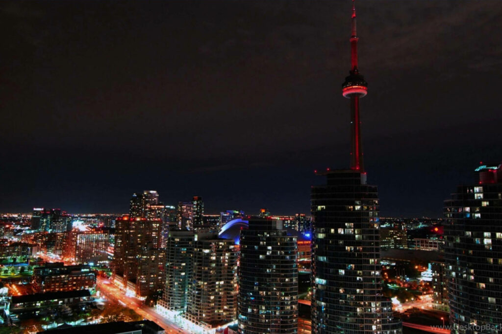 toronto nightlife skyline